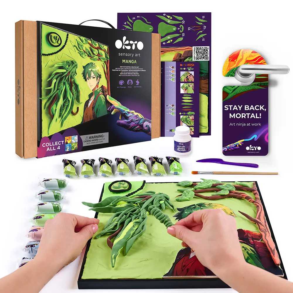 Об'ємна 3D картина Манга "Земля" - View 1